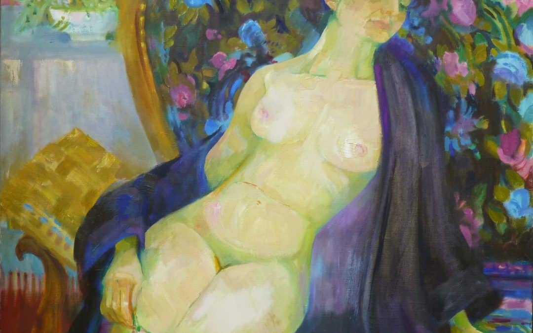 Le Nu au manteau noir de Paul Collomb